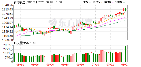 液冷服务器概念强势拉升 龙头股业绩大增（附名单）