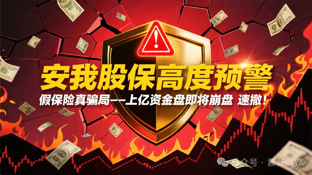 【安我股保】高度预警，假保险真骗局，上亿资金盘即将崩盘，速撤！