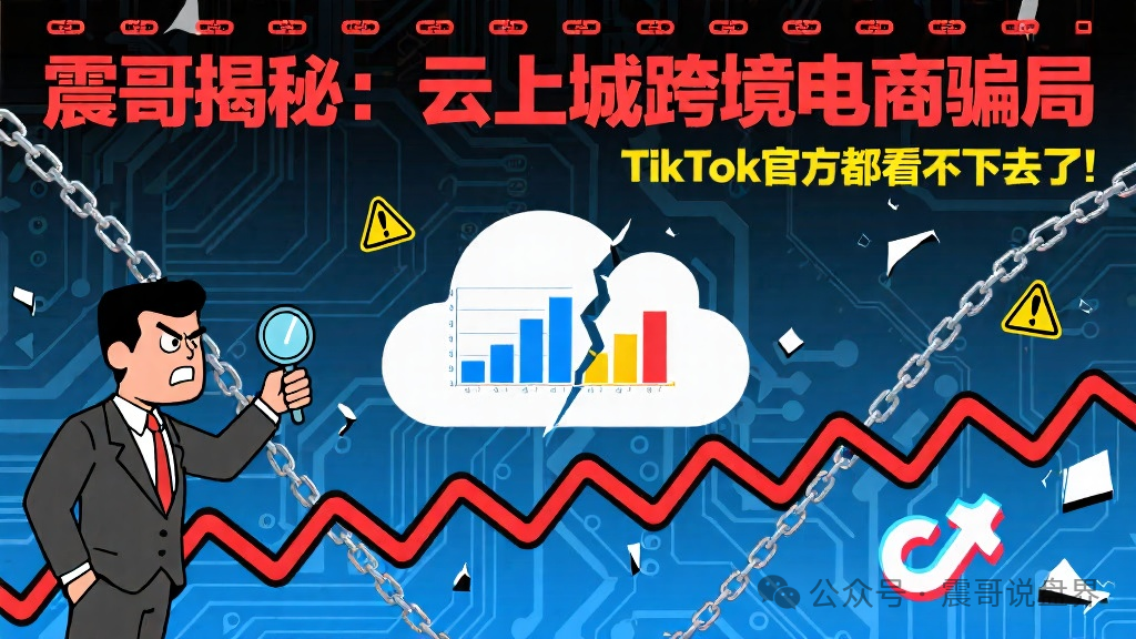 【云上城】跨境电商骗局，TikTok官方都看不下去了！