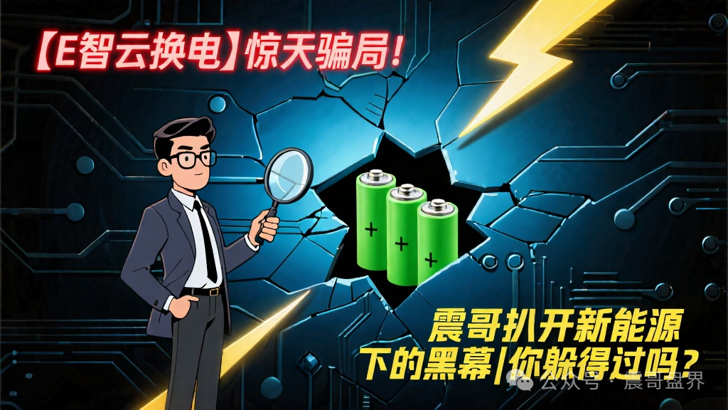 【E智云换电】惊天骗局！震哥扒开新能源外衣下的黑幕，这些你躲得过吗？