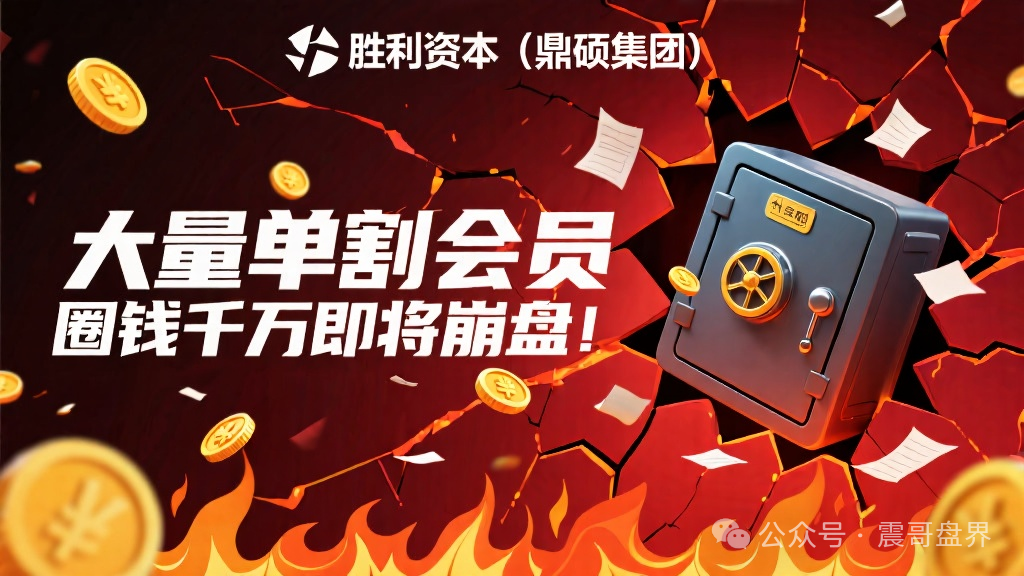胜利资本（鼎硕集团）大量单割会员，圈钱几千万即将崩盘！
