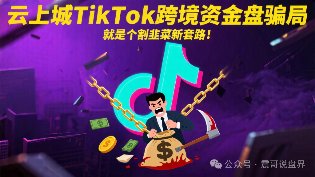 【云上城TikTok】跨境资金盘骗局，就是个割韭菜新套路！