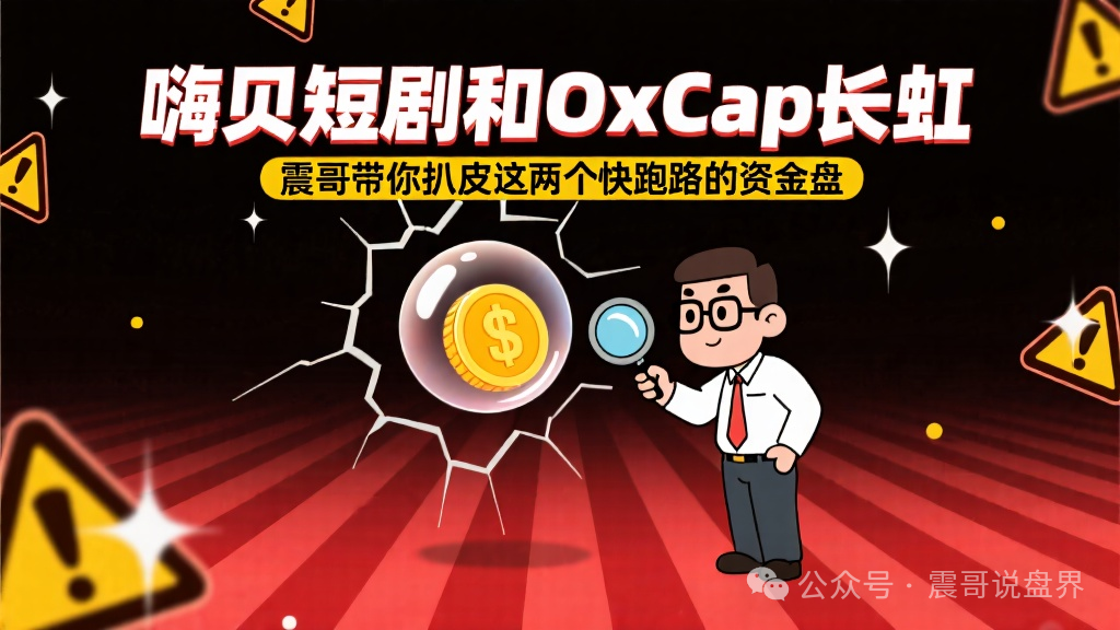 【嗨贝短剧】和【OxCap长虹】这两个快跑路的资金盘！