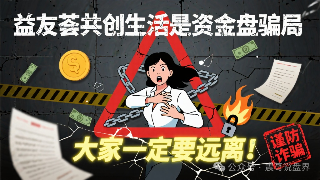 【益友荟】共创生活是资金盘骗局，大家一定要远离，谨防诈骗！