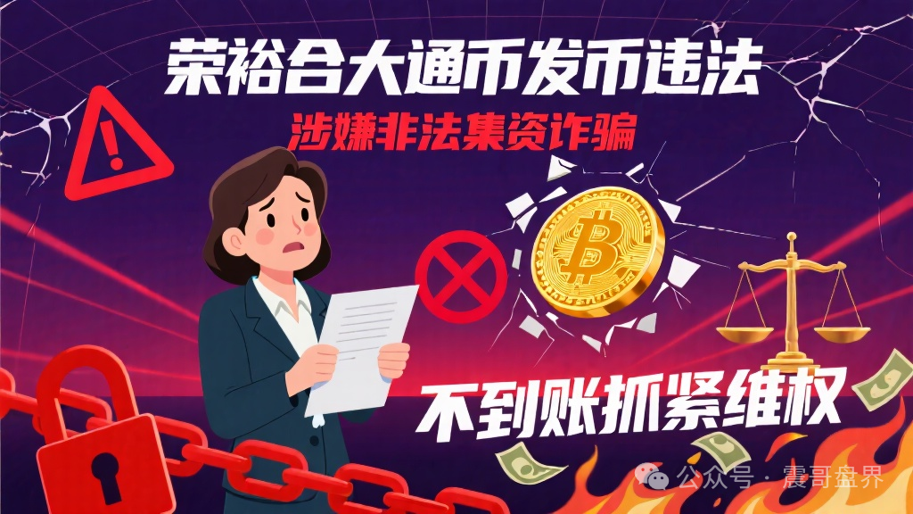 曝光【荣裕合】大通币发币违法，涉嫌集资诈骗罪！