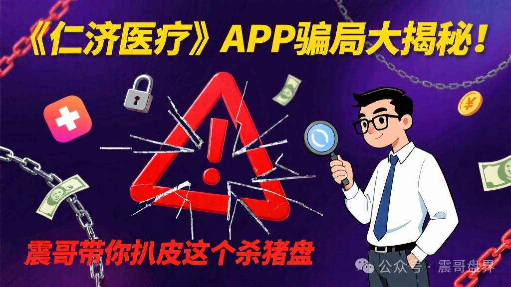 《仁济医疗》APP骗局大揭秘！带你扒皮这个杀猪盘
