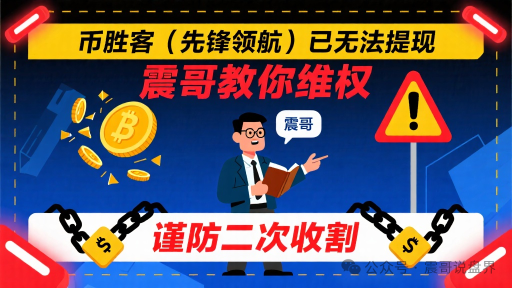 【币胜客(先锋领航)】已经无法提现，教你维权，谨防二次收割！