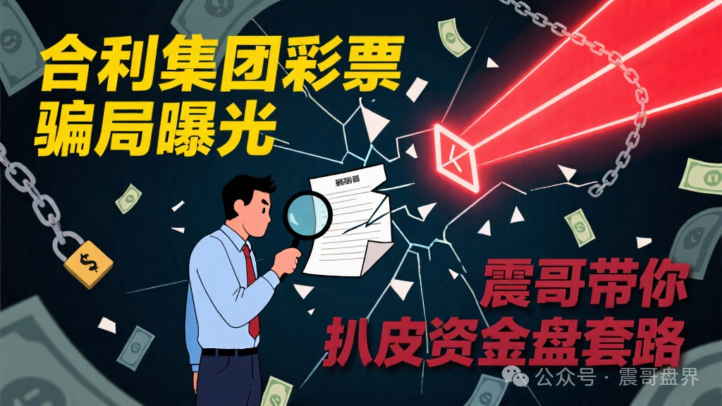 【合利集团】彩票骗局曝光，带你扒皮资金盘套路！
