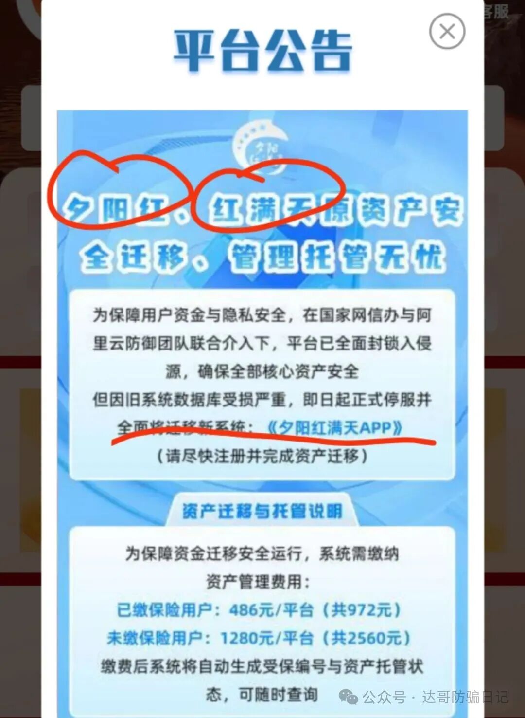 崩盘提醒:【夕阳红满天】资金盘即将收网，操盘手的狂欢，韭菜们的噩梦，及时止损，不要越陷越深！