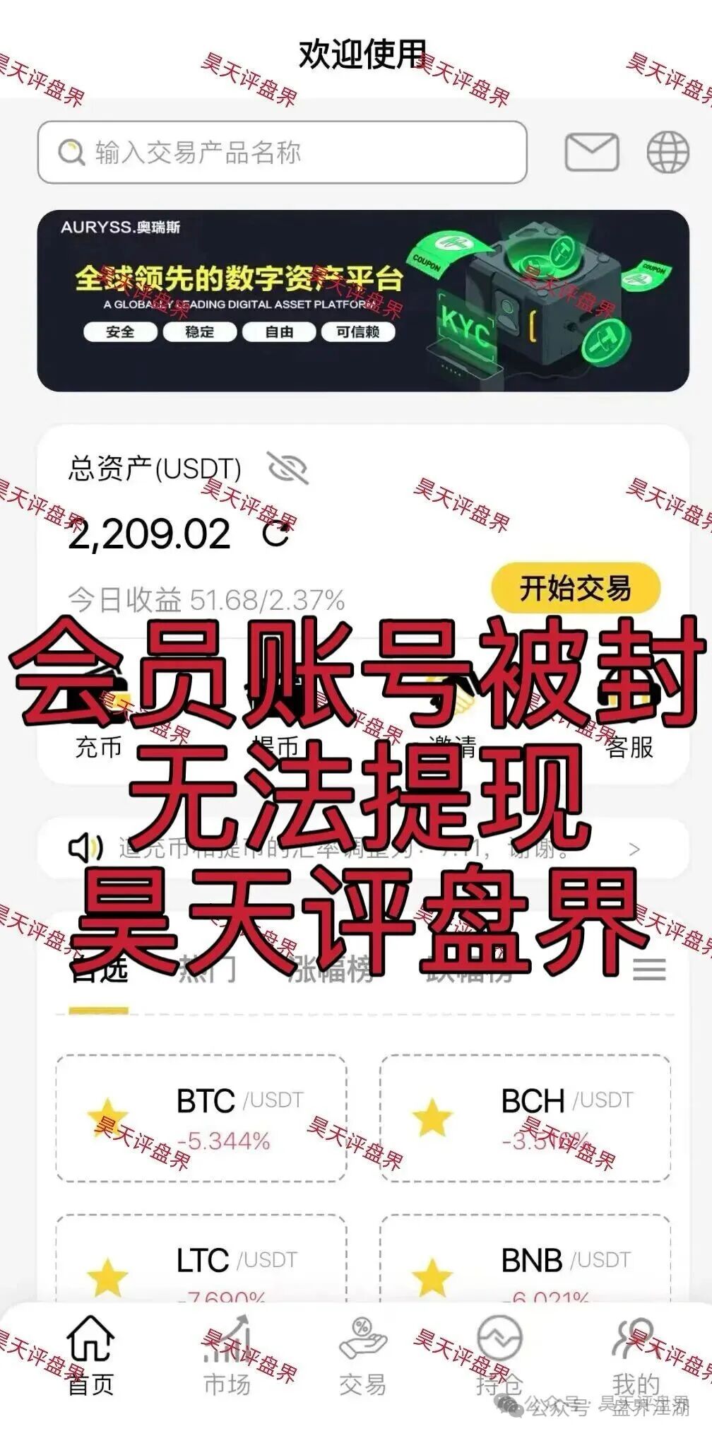 【奥瑞斯交易所（智言团队）】合约跟单类资金盘骗局，老卓改名老陆又来割韭菜了，已经开始单割，高度预警，即